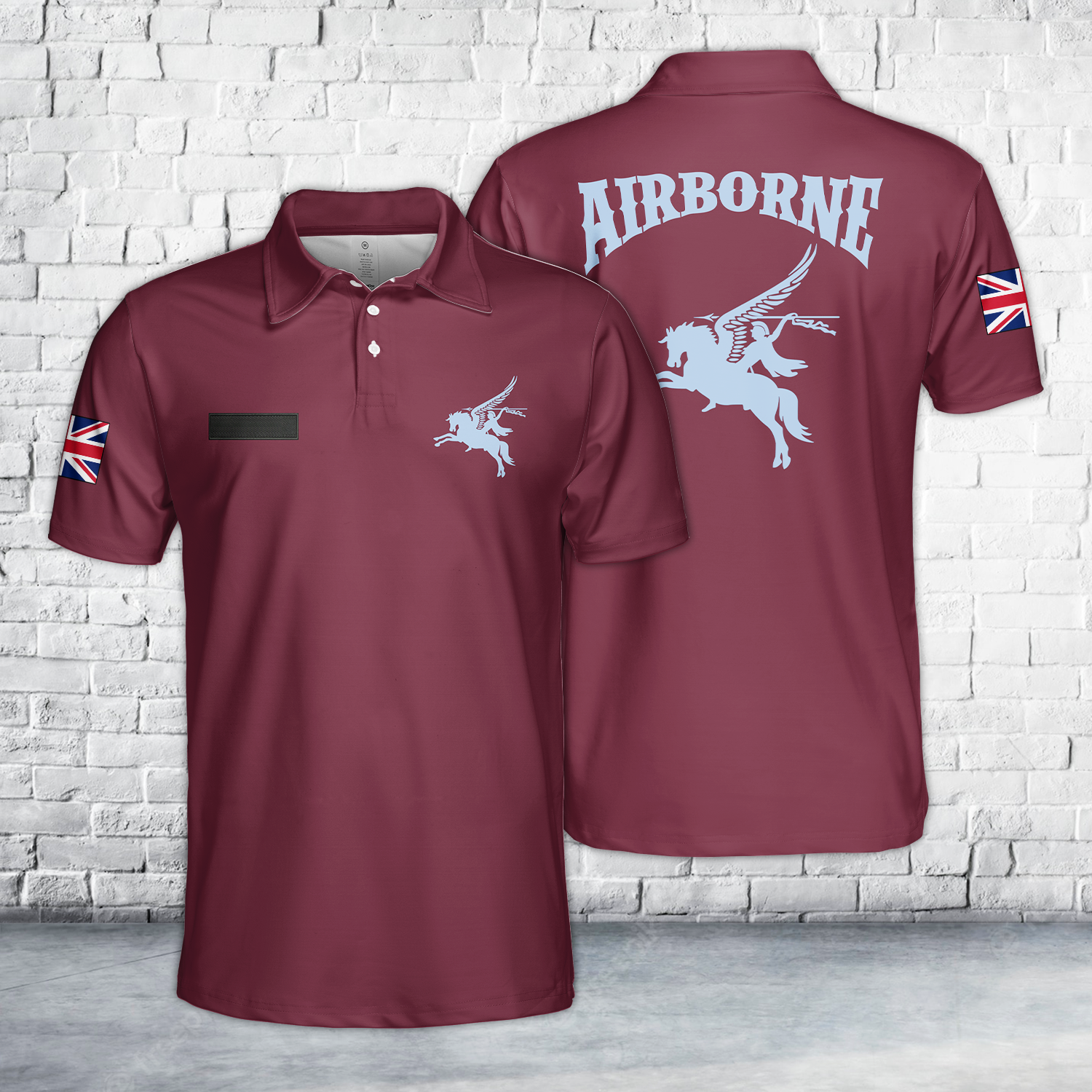 Custom Name British Army 16 Air Assault Brigade Combat Team Polo Shirt