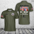 Custom Name D-Day 80th Anniversary 1944-2024 Polo Shirt