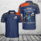 Custom Name I am Navy Seabee I'm Worse Polo Shirt
