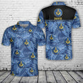 Custom Name Lodge Name Masonic Masonic (Light Blue) Tropical Polo Shirt