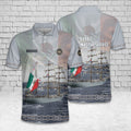 Custom Name Mexican Navy ARM Cuauht�moc (BE01) Polo Shirt