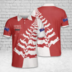 Custom Name New Zealand 25th April Lest We Forget Spirits of Anzac Day Polo Shirt
