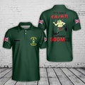 Custom Name Royal Marines Commando Polo Shirt