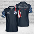 Custom Name US Air Force Thunderbirds, 4th Of July Polo Shirt
