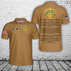 Custom Name US Army Drill Sergeant Creed Polo Shirt