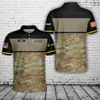 Custom Name US Army Polo Shirt