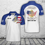 Custom Name US Navy Chief Polo Shirt