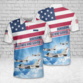 Custom Name US Navy S-3A Viking of VS-33 Polo Shirt