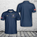 Custom Name US Navy Seabees AOP Polo Shirt