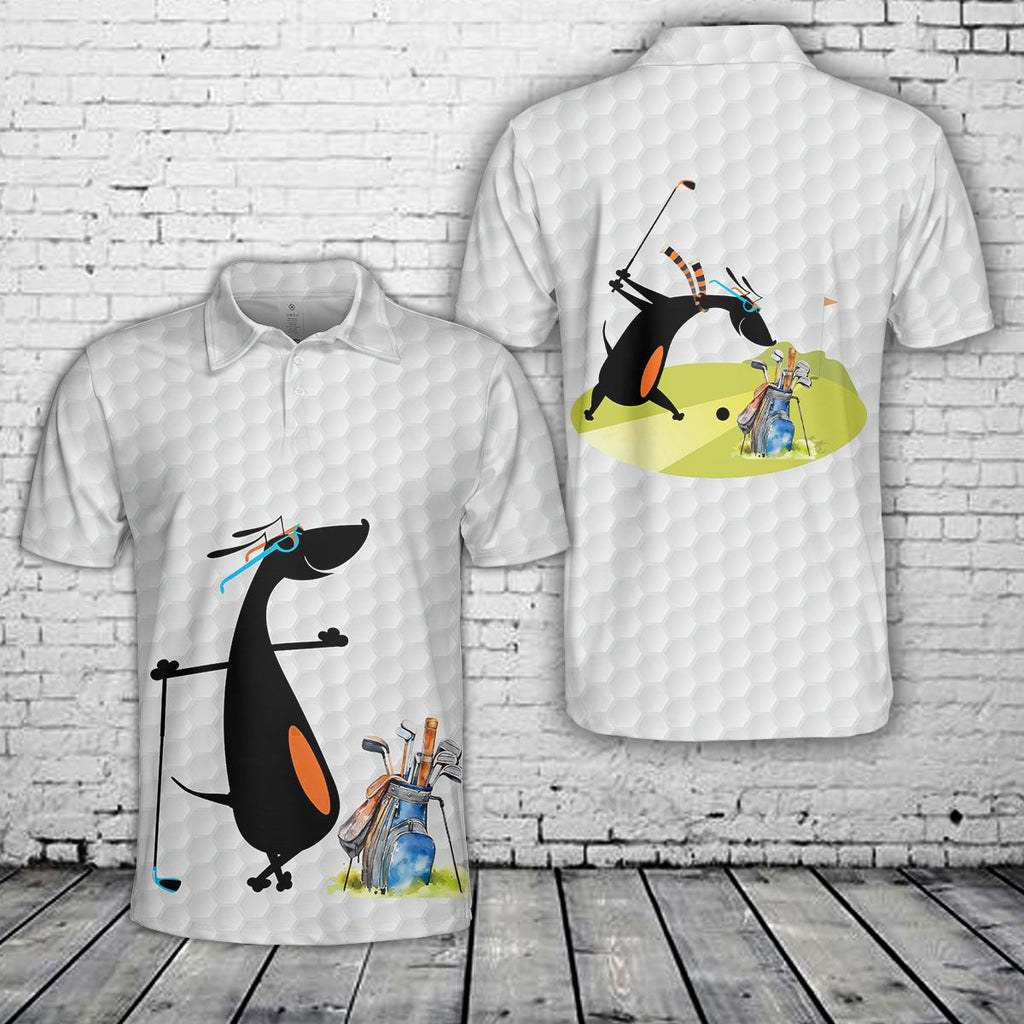 Dachshund Golf Polo Shirt