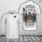 Fire Department of New York 9/11 Always in Our Hearts Polo Shirt