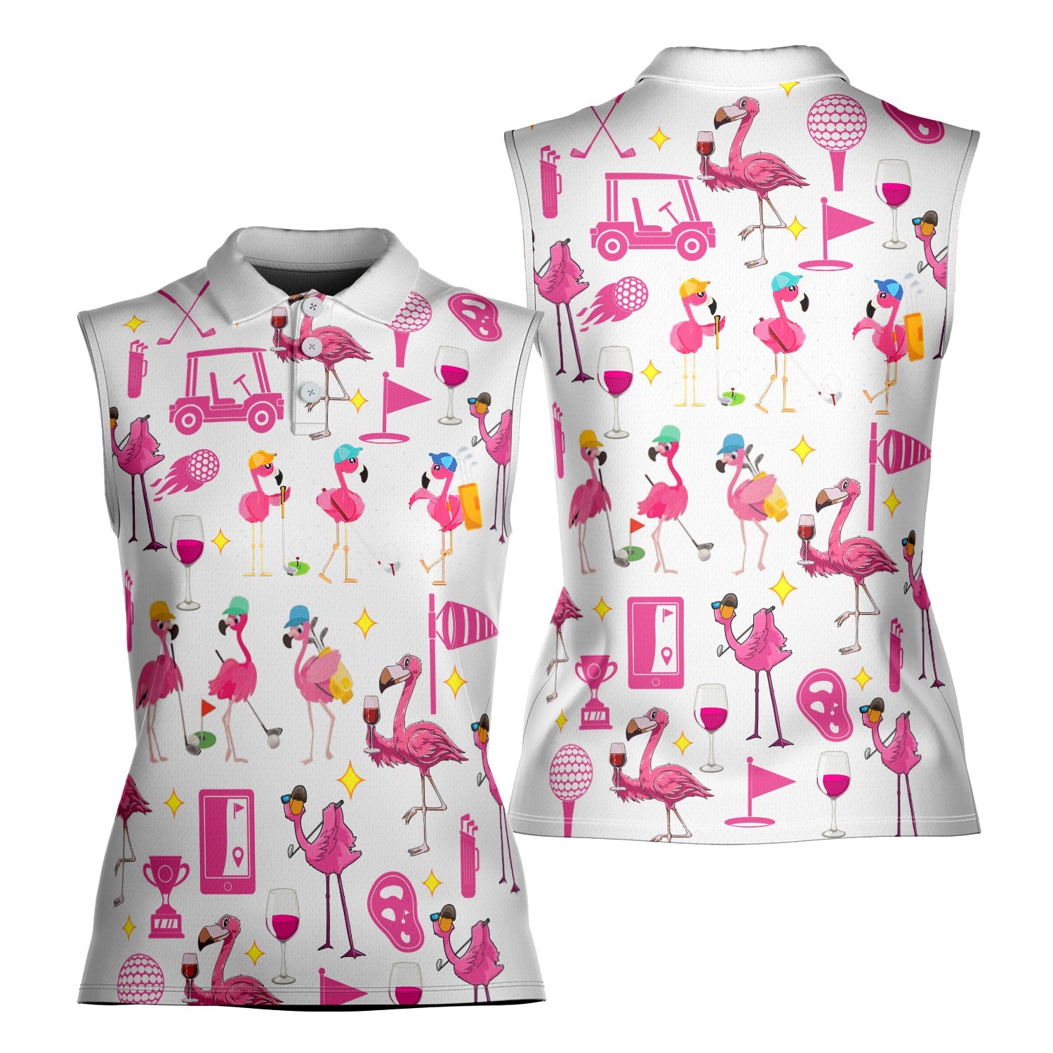Golf  Women's Sleeveless Athleisure Polo Shirt