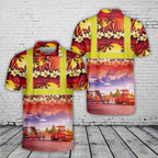 Highway Construction Tropical Polo Shirt