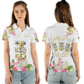 Custom Name US Navy Master Chief Lady Goat Est. 1917 Women's Polo Shirt