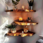 Floating Shelf Corner Bookshelf Decorations CFSHCH010