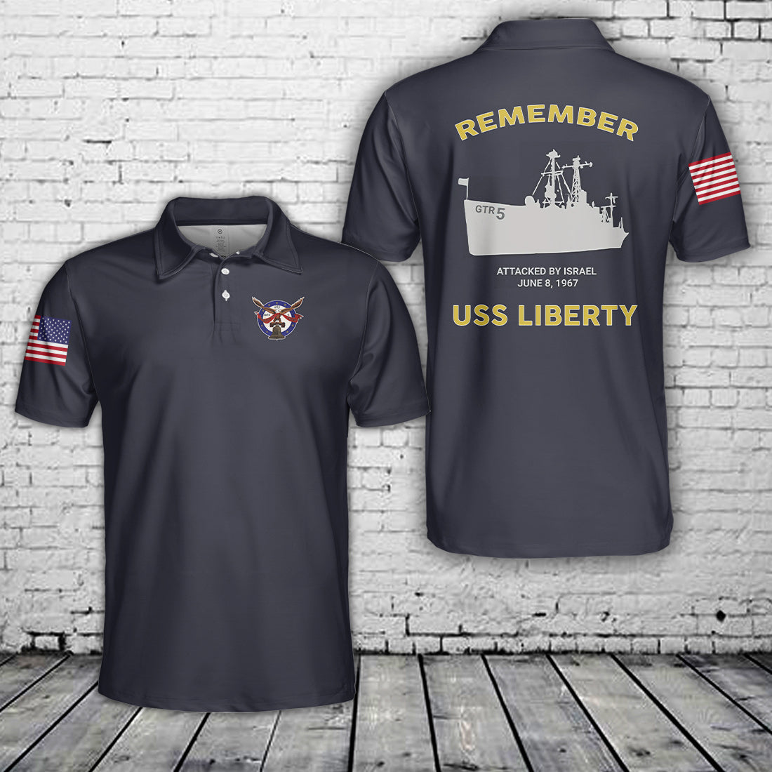 USS Liberty Polo Shirt