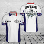 US Army 82nd Airborne Paratrooper Jumpmaster, 4th Of July Polo Shirt