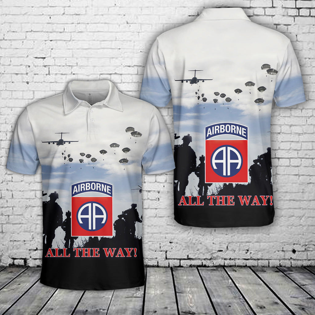 US Army 82nd Airborne Polo Shirt