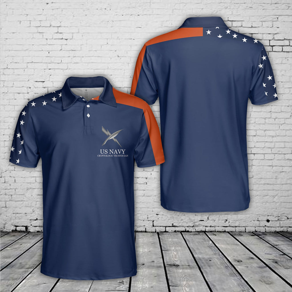 US Navy Cryptologic Technician (CT) Polo Shirt