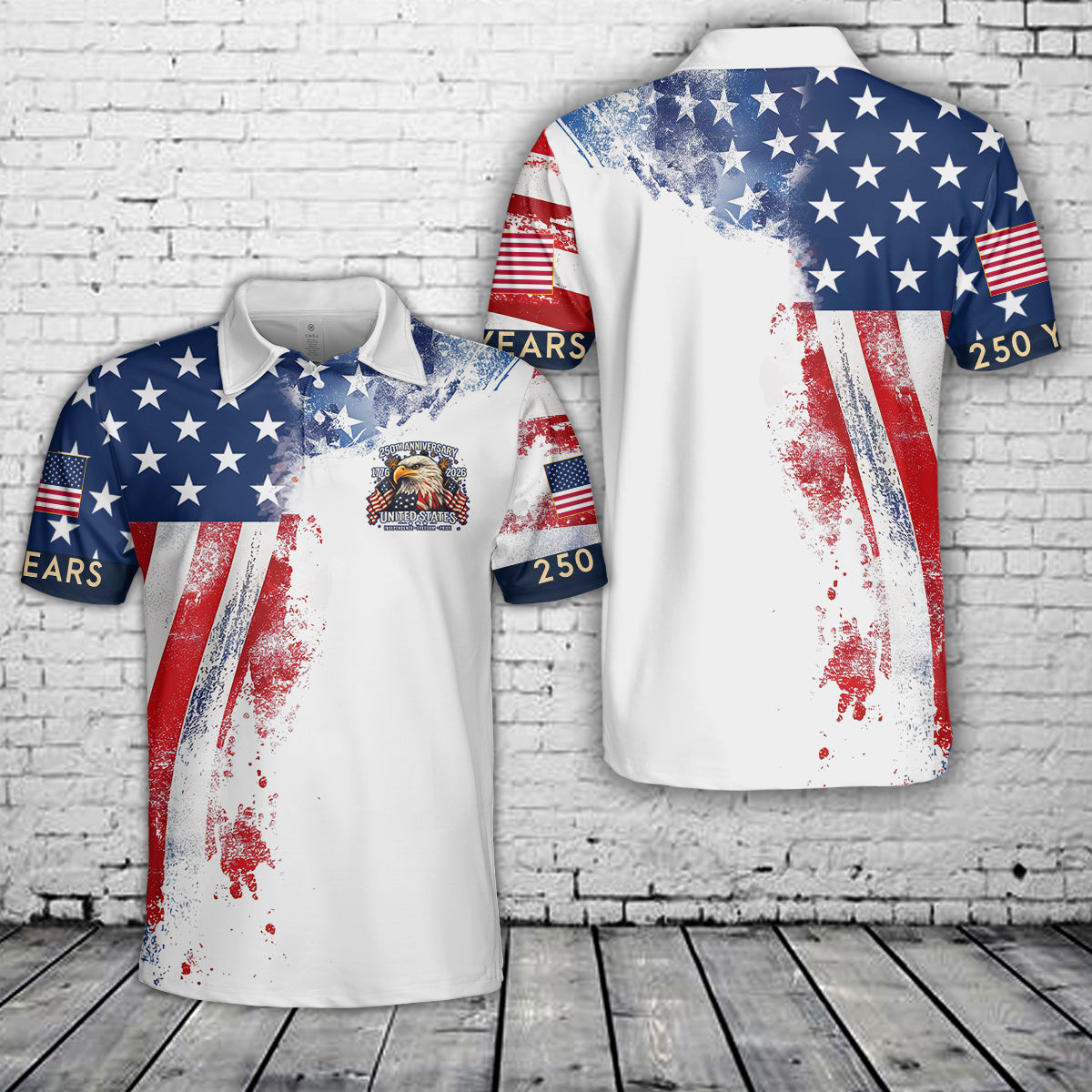 United States 250th Anniversary 1776-2026 Polo Shirt