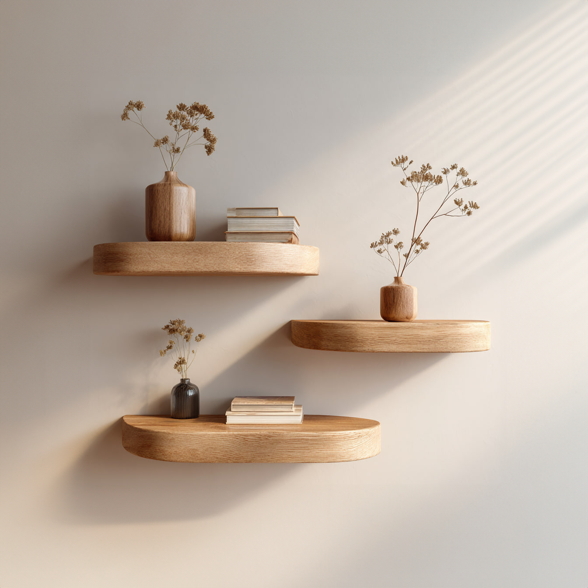 Mid Century Floating Shelf Entryway And Living Room WFSHCH007