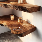 Rustic Floating Wall Shelf Dining Room CFSHCH020