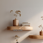 Mid Century Floating Shelf Entryway And Living Room WFSHCH007