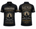 US Navy Submarine Legacy Polo Shirt - Military Veteran Submariner Apparel