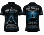 Deep Warfare Unit US Navy Polo Shirt - Silent Service Veteran Gift