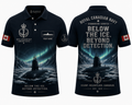 Custom Name Royal Canadian Navy Arctic Submarine Polo Shirt - Silent Service Apparel