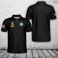 Custom Name & Rank US Coast Guard Polo Shirt