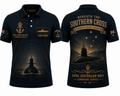 Custom Name Royal Australian Navy Southern Cross Polo Shirt - Silent Service Veteran Gift