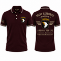 101st Airborne Division Airborne For Life Polo Shirt