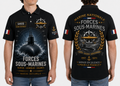 Marine Nationale Forces Sous-Marines French Navy Submarine Veteran Polo Shirt