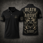 AH-64 Apache Air Assault Hunt Them Before They Hunt You Polo Shirt