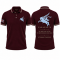 British Parachute Regiment Pegasus Polo Shirt - The Beret May Retire, The Brotherhood Never Does