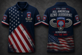 82nd Airborne All American Polo Shirt - 1776-2026 Airborne All The Way