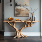 Live Edge Console Table Unique Handcraft CTHCH-010