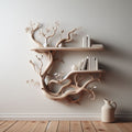 Cozy Tree Branch Driftwood Floating Shelf Wall Mount