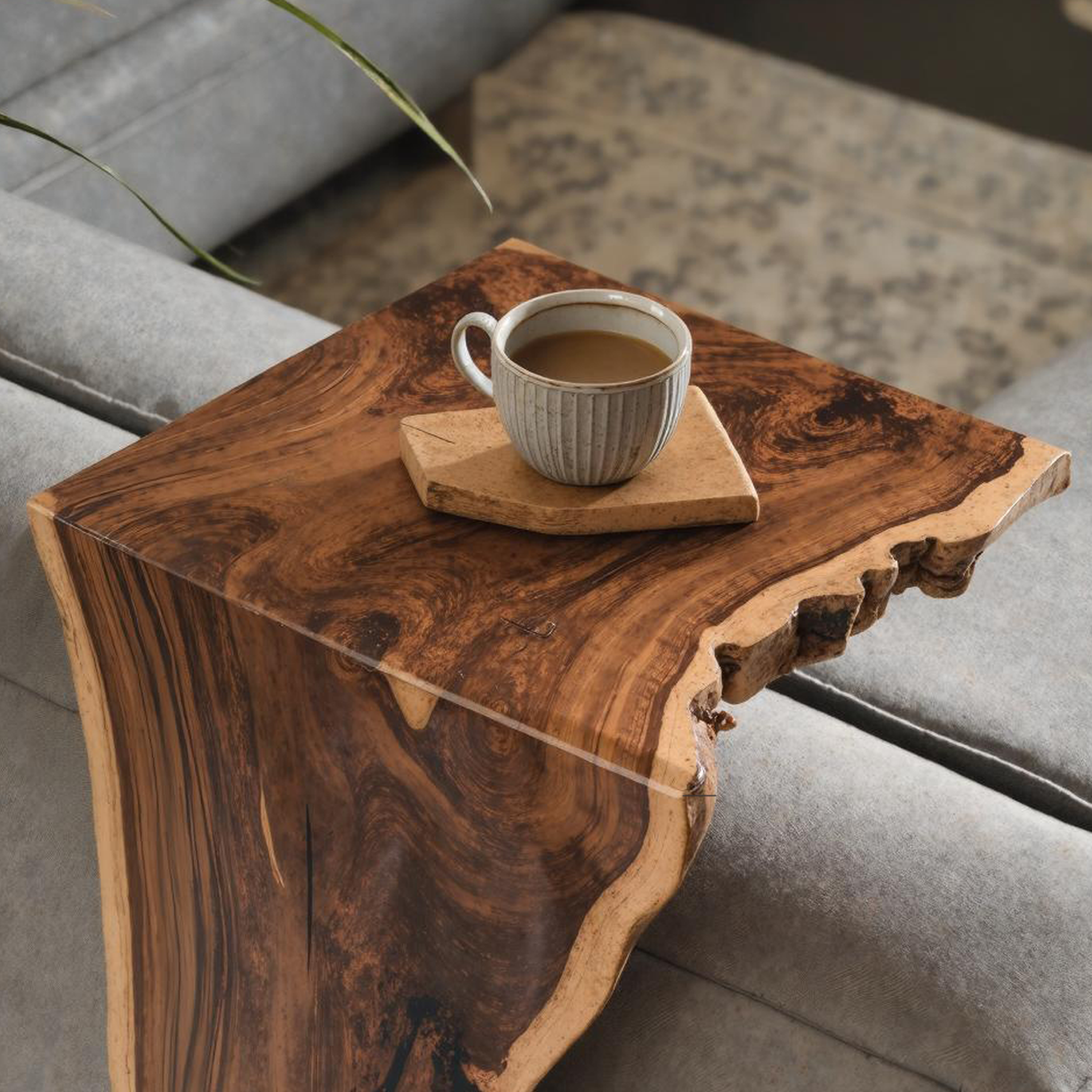 Farmhouse Sofa Armrest Table For Practical Storage And Style ETHCH001
