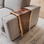 Solid Wood Sofa Armrest Table For Living Room Organization SILDTAR009