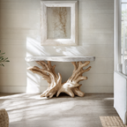 Coastal Rustic Organic Console Table Living Room And Bedroom CTHCH-023