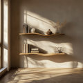 Wavy Wall Shelf Long Floating Shelf Bed Room Modern Design WFSHCH010