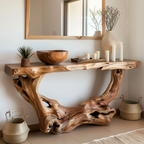 Narrow Console Table Solid Wood CTHCH-018