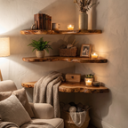 Custome Floating Shelf Corner Book CFSHCH001