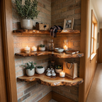 Custome Floating Shelf Corner Book CFSHCH001