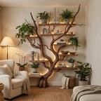 Tree Bookshelf Driftwood Branch Floating Bookshelf