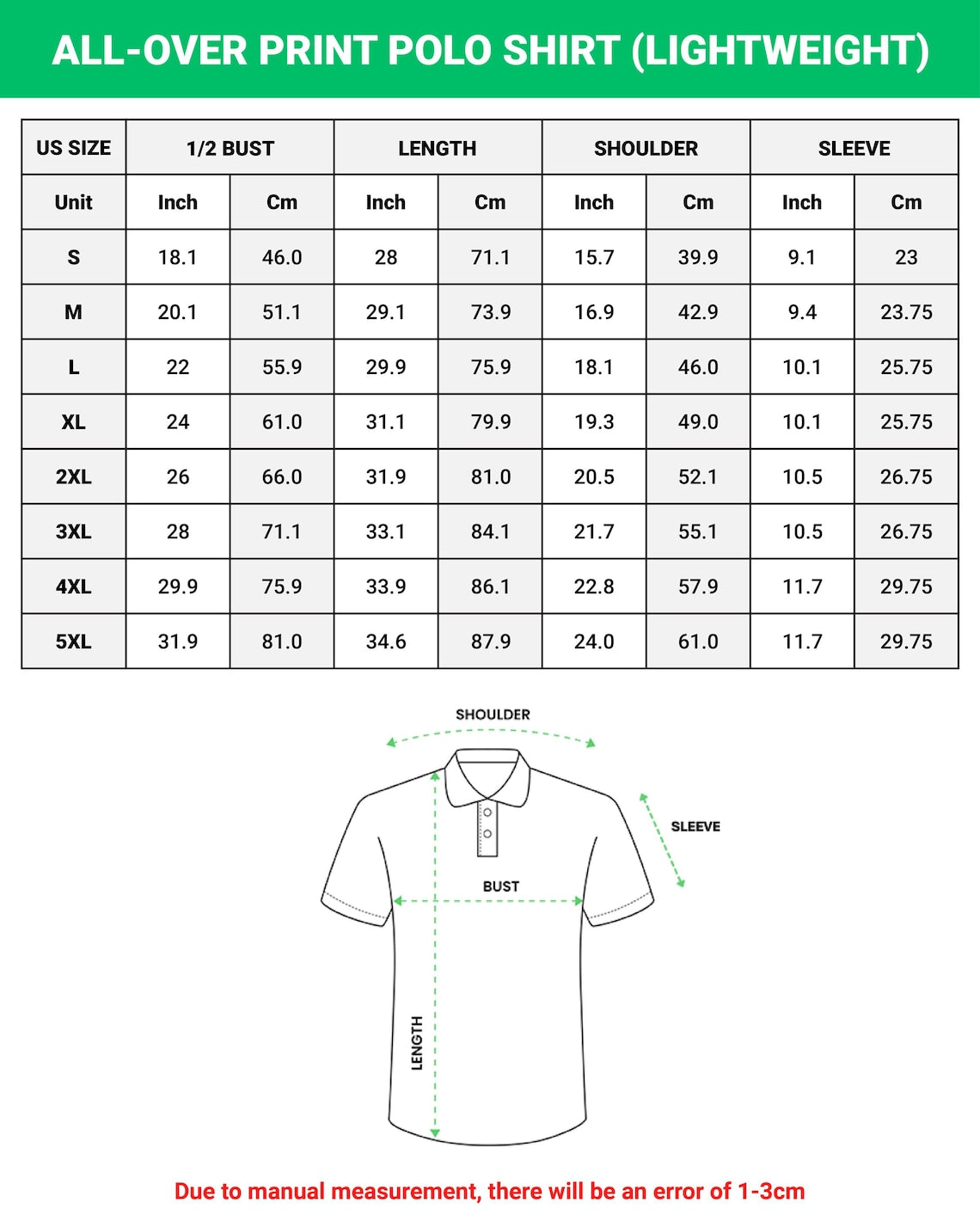 Custom Name Golf Team Polo Shirt