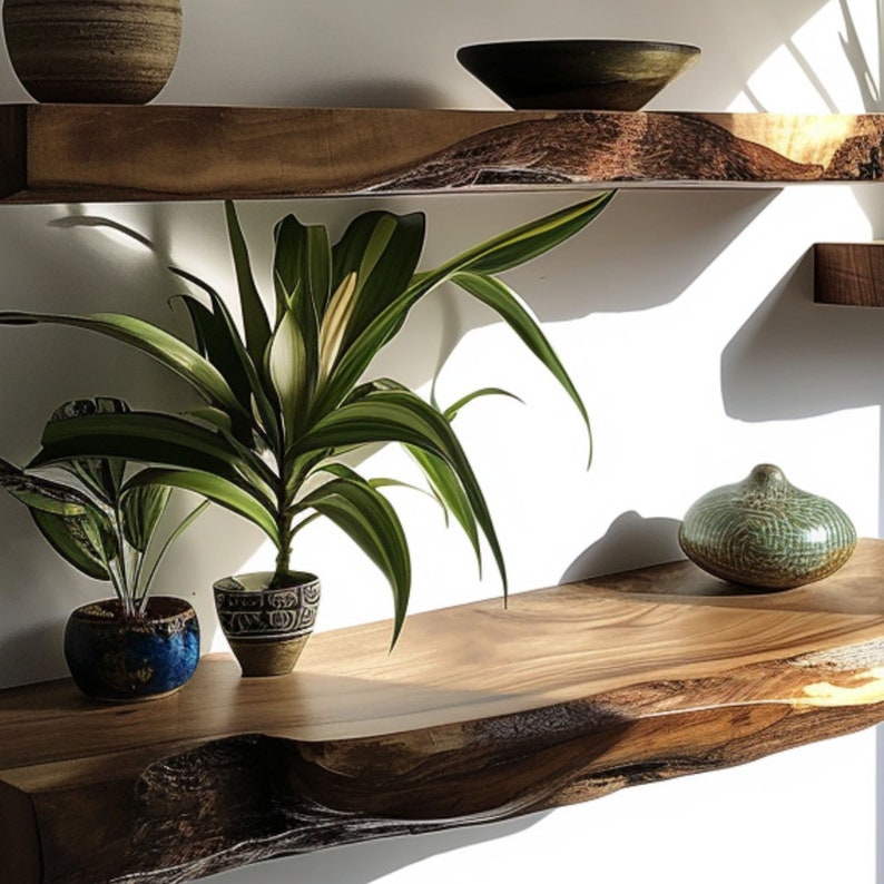 Floating Wall Shelf Wood Shelves WFSHCH008