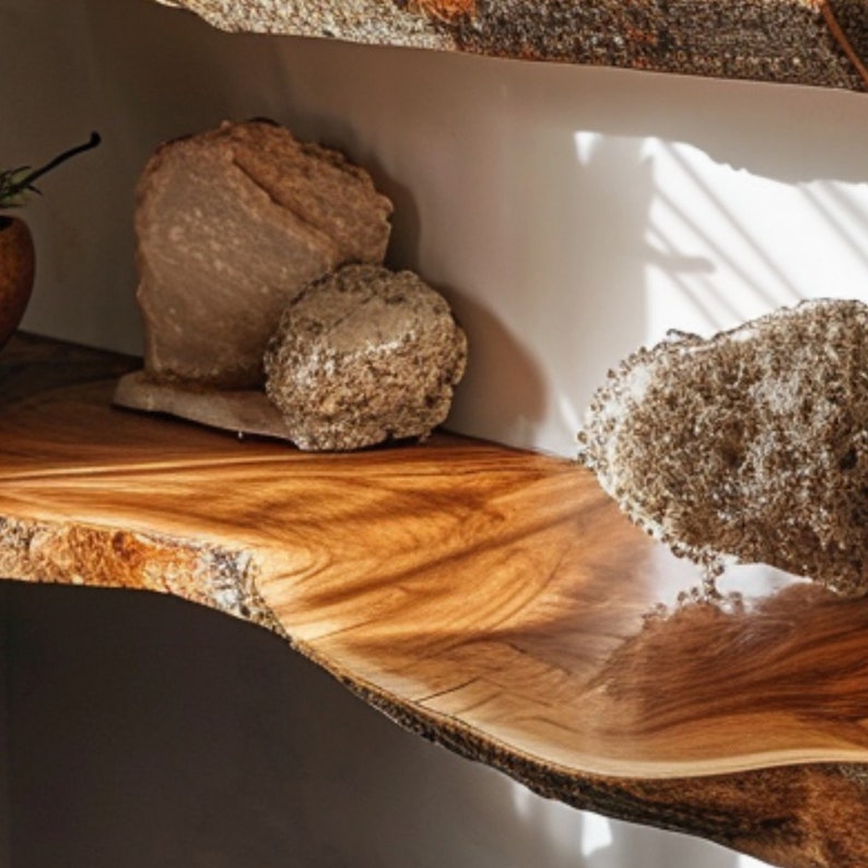 Floating Shelf Live Edge Shelves On Wall WFSHCH006